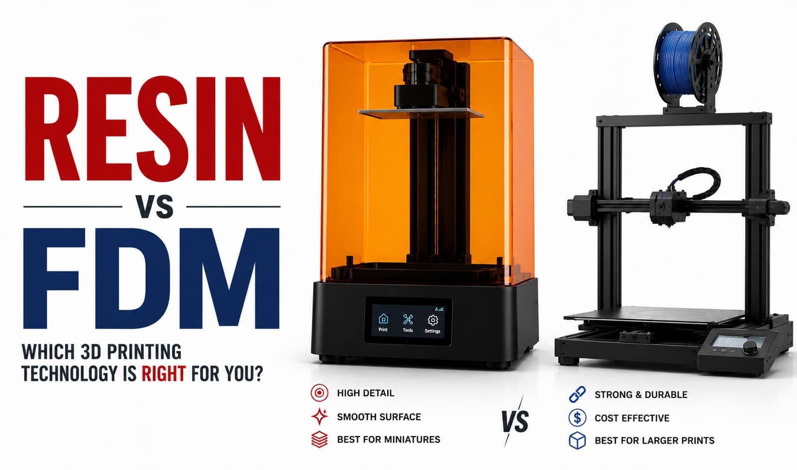 Resin vs FDM: which is right for figurines?